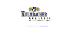 Desktop Screenshot of kulmbacher-gruppe.de